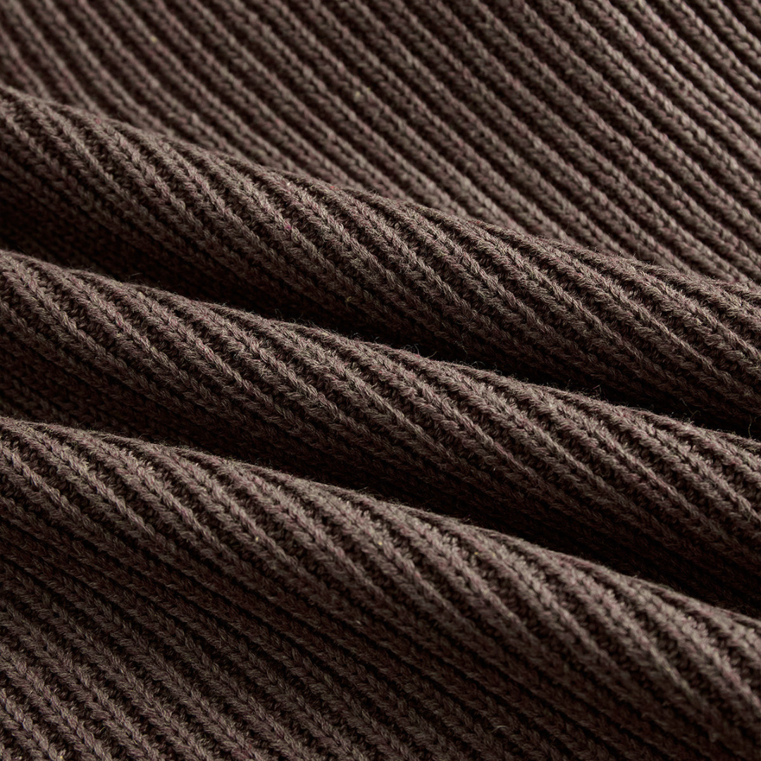 Maureen | Strikkekjole med volanger — Myk, varm og romantisk