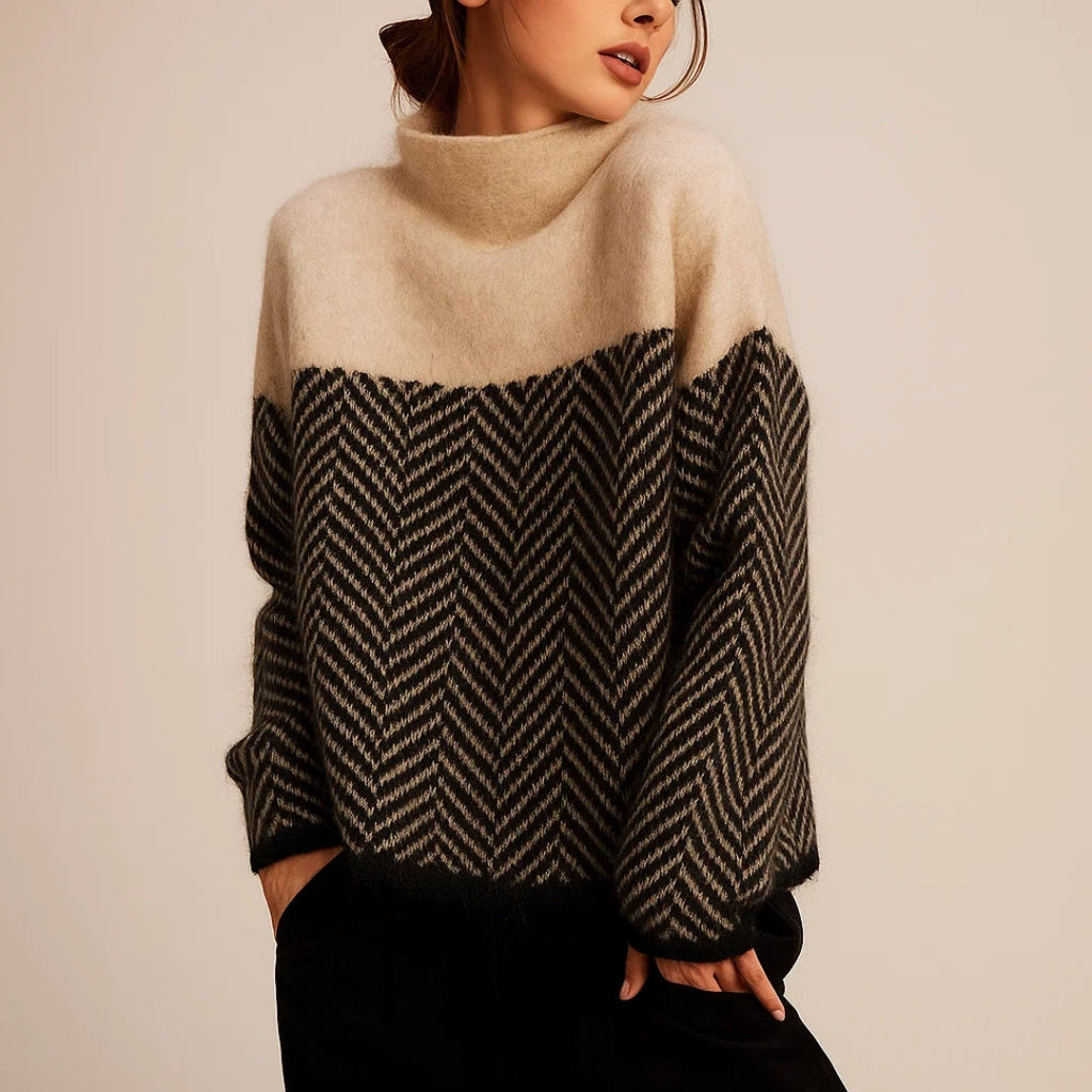 Stefanie™ | Myk høyhalset genser