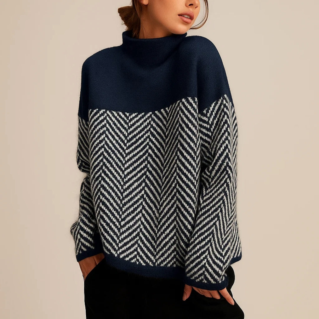 Stefanie™ | Myk høyhalset genser
