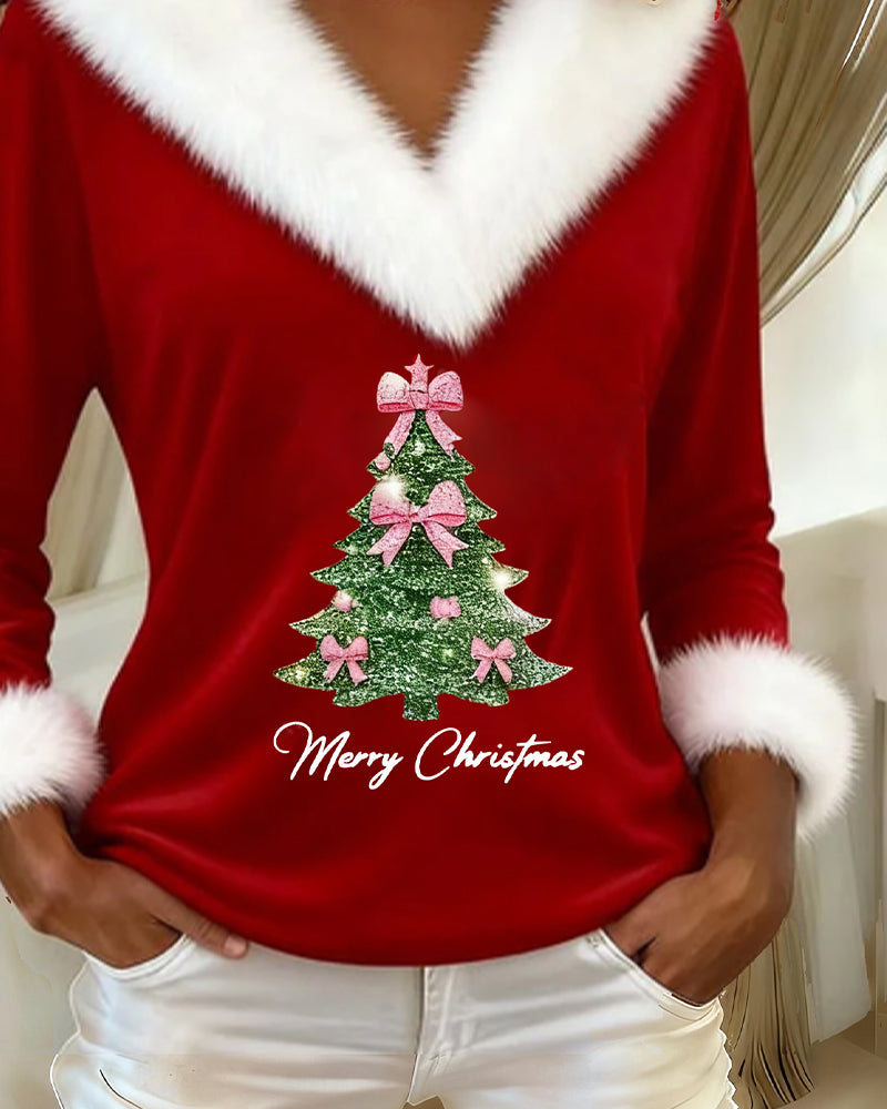 Anavelle – Elegant, casual topp med pelskant